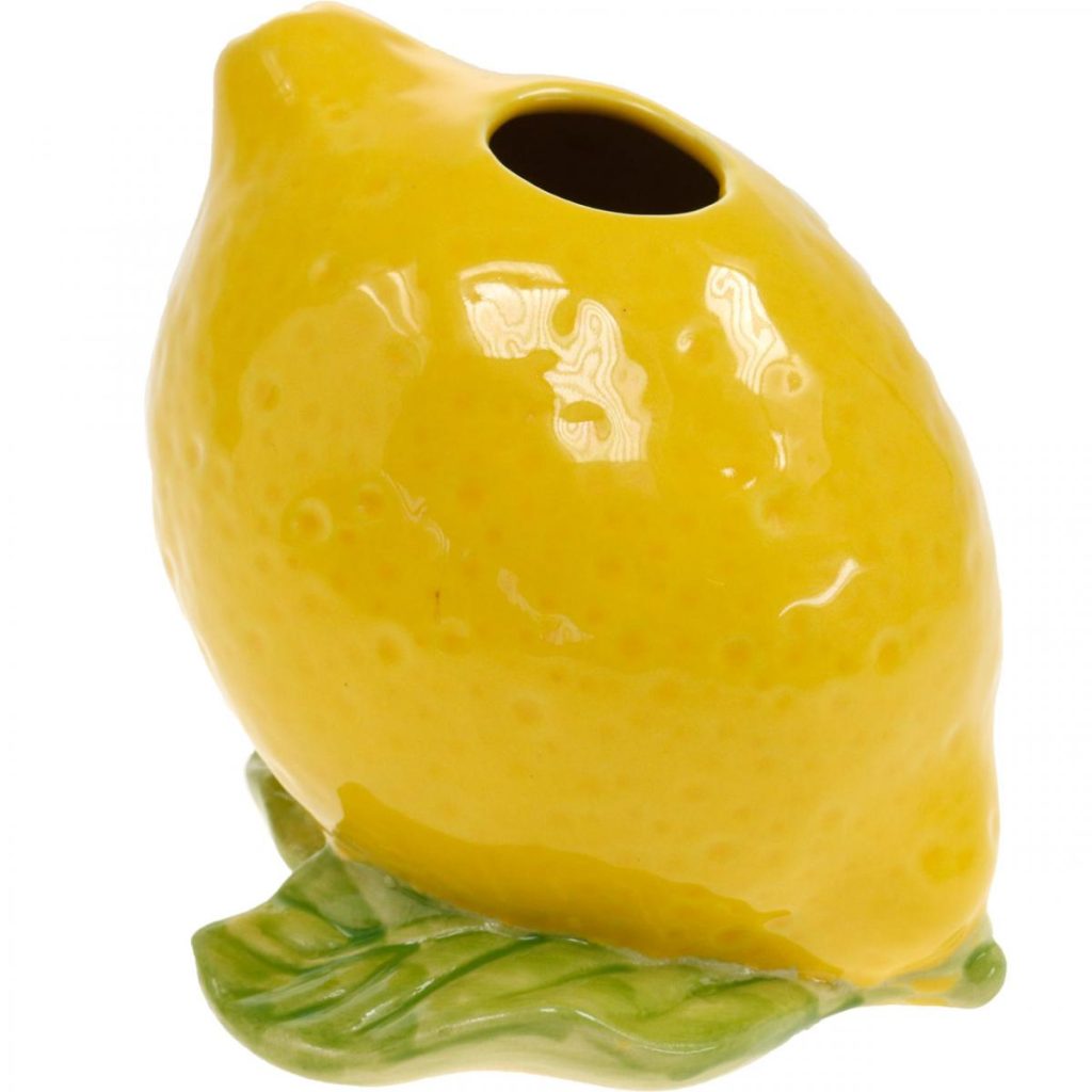 Picking Lemon Vase